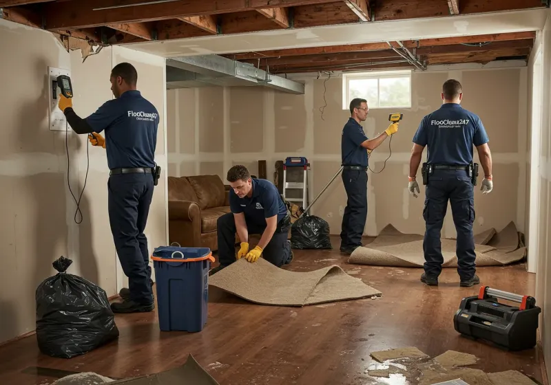Flood DamageMaterial Assessment and Debris Removal process in Burnham, IL